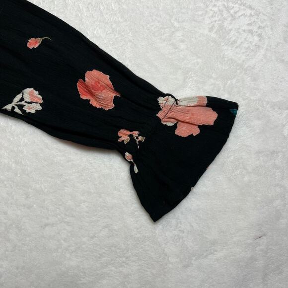 Billabong Distant Highway Blouse Top Size Small Lightweight Floral Print - Picture 8 of 11